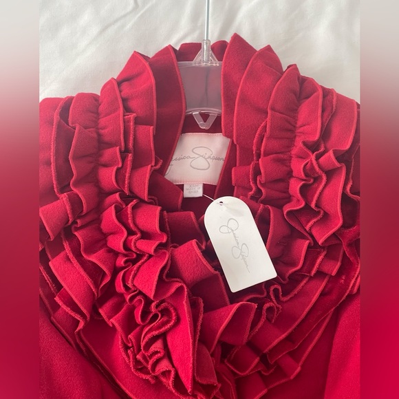 Red Jessica Simpson Coat size XS - Picture 5 of 9